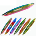 WEIHE  Deep Sea Fishing Silvery Jigging Slow Sinking Jig Hook Lure Jigbait Spoon Baits 150/180/210g