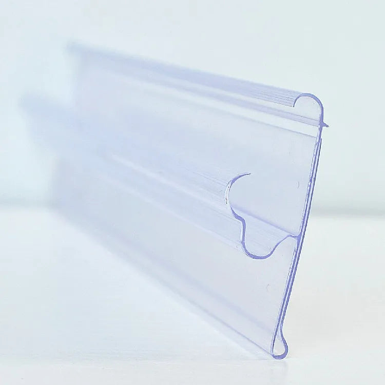 Hot Sell Transparent Label Holder Price Label Shelf Talkers for Supermarket Shelves