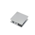 Bathroom Chrome Polishing Hardware Shower Room Brass Glass Clamp Wall Mounted 0 Degree Shower Glass Clip