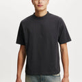 Hot Selling Casual Cotton T-Shirt Custom Printing Embroidery Acid Washed Boxy Loose Fit T-Shirt