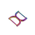 25mm Metal Double D Ring Handbag Belt Strap Webbing Clasp Connector Double D Ring Buckle