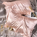 Luxury Mulberry Silk PillowCase Momme Anti-Wrinkle Bed Extra Soft Skin-friendly Pillow Cover Home