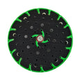 Electric Dry Mill Grinding Head Grinding Disc Circular Grinding Pad Square Tray Sandpaper Self Adhesive Base Barbed