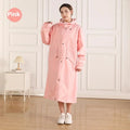 Japanese Korean Style Lightweight Waterproof Windbreaker Raincoat Anti-Rainstorm Cape for Men Women Logo Decoration for Hiking