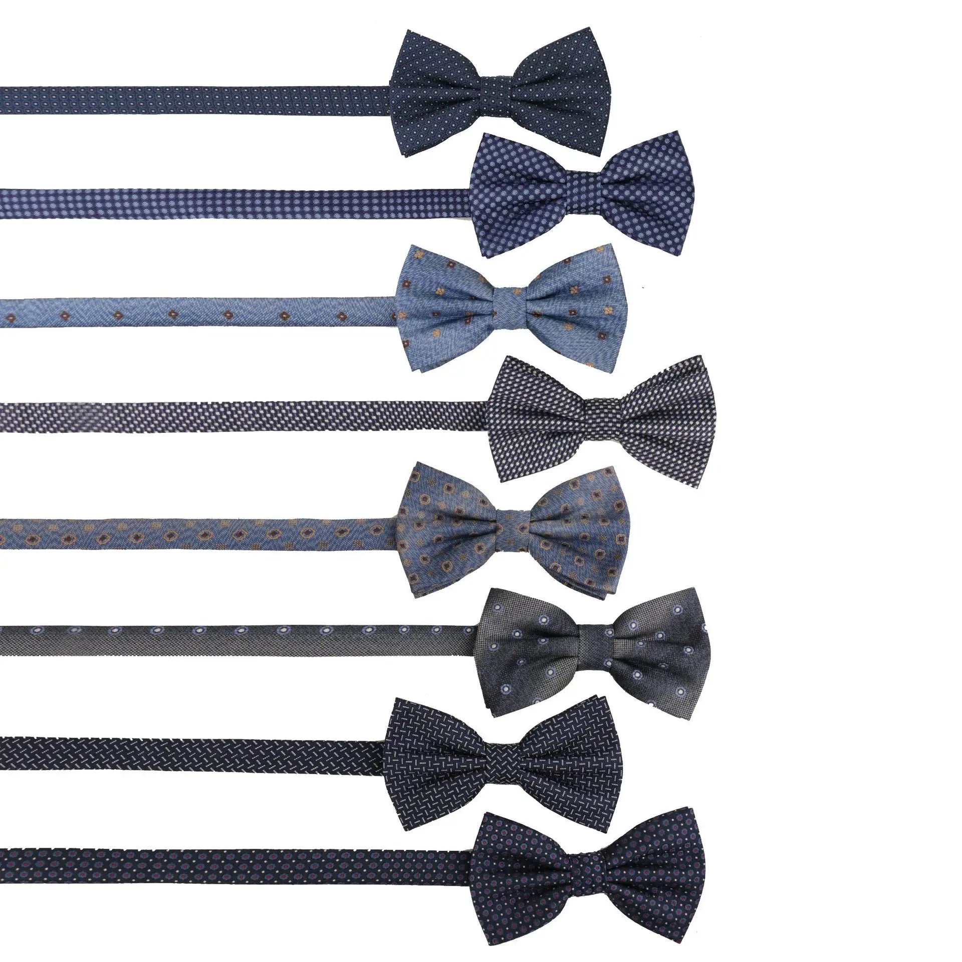 Fancy Designer Blue Bow Ties Collar for Men Flower Wedding Large Big Mens Butterfly Bowtie Adjustable Tie Bows