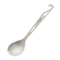 Camping Spork Titanium Picnic 3 in 1 Multifunction Outdoor Camping Custom Spoon/Spork with Bottle Opener Titanium Spoon