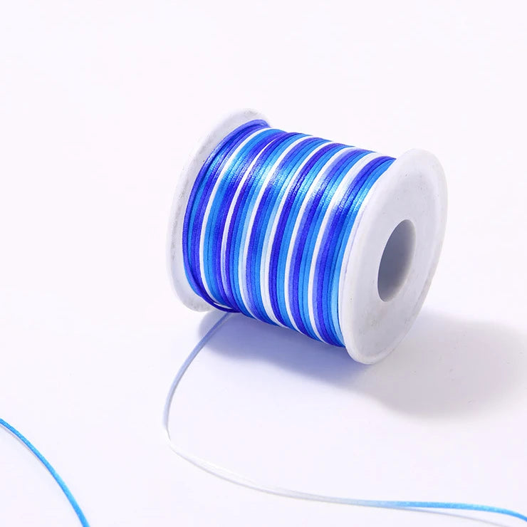 100% Nylon Chinese Knotting Satin Rope 1mm Sustainable DIY Jewelry & Decorative Ribbons for Creative Expressions for Gifts