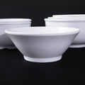Chinese Style White Melamine Deep Soup Bowl Eco-Friendly Tableware Dinnerware