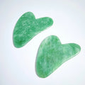 HZ Natural Xiuyan Jade Stone Facial Guasha Board Scraping Facial Massage Beauty Tools Gua Sha