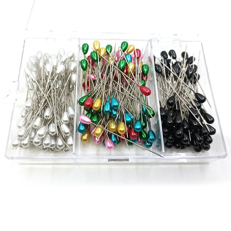 Wholesale Colorful 54mm Plastic Pearl Head Pins Clothing Sewing Pin
