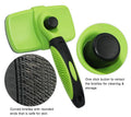 Hot Sale Self-Cleaning Soft Stainless Steel Eco-Friendly Cartoon Slicker Hair Pet Cleaning Brush Dog Long Pin Grooming Tool
