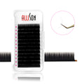 Dark Fluffy C D Curl Lash Eyelash Extension Supplies Trays Cashmere Matte Black Individual Eyelashes Volume Eyelash Extension