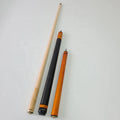 Xmlivet High Quality 58inch 13mm 3sections Pool Jump and Break Cues Dyed Orange Solid Wood Fast 6 Billiard Punch and Break Cues