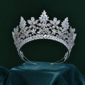 Baroque Europe America Crown Tiaras Bridal Headpiece Zircon Princess Hairband Bride Wedding Hair Accessories