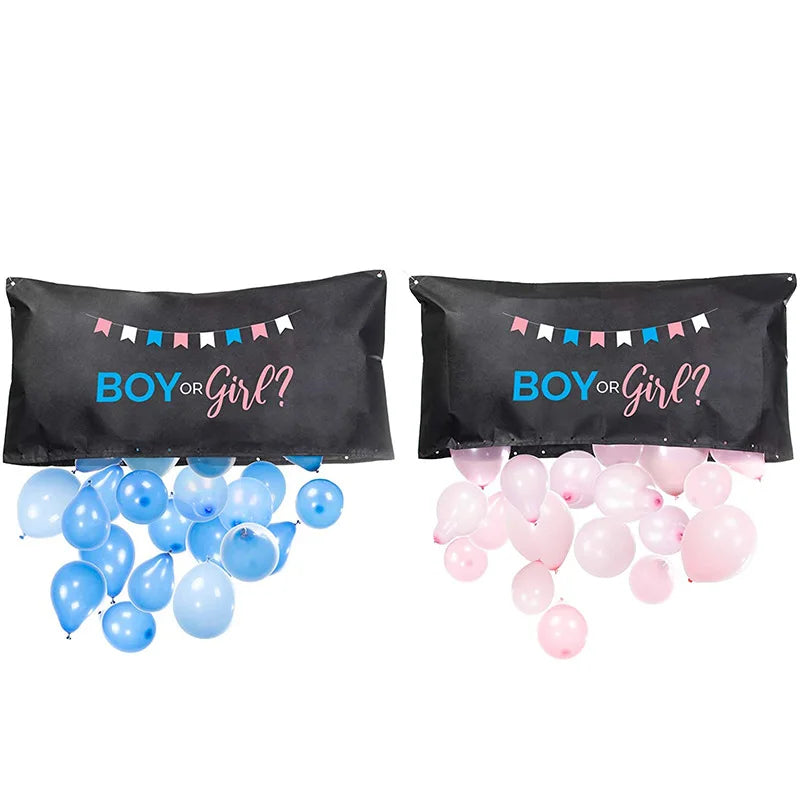 Gender Reveal Balloon Bag Baby Gender Reveal Baby Birthday Party Baby Shower Pr Boy or Girl Balloon Gender Reveal Party Balloon