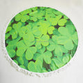 Small MOQ Fast Shipping Sand Free Quick Dry Gym Sports Surf extra Large Custom Printing Round Shape Microfiber Beach Towel