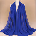 GHS004 Wholesale New Scarfs for Women Stylish Chiffon Scarfs Cheap Women Ethnic Muslim Hijabs Chiffon Scarves