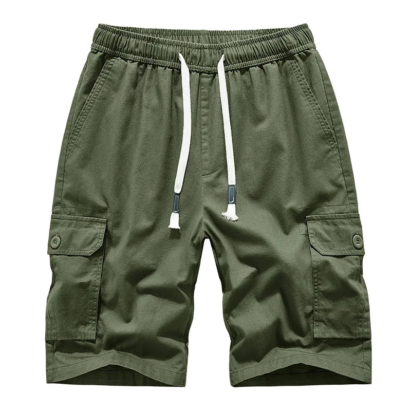 2024 New Cargo Shorts Sports Fifth Pants Casual Shorts Wholesale Men's Large Size Cotton Light Cotton Fabric Woven Mens Shorts