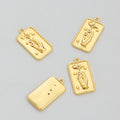 Star God's Hand Pendant for Jewelry Mkaing Necklace New Sun God Pendant Gold Plated Brass Zircon Pendant