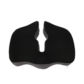 Memory Foam Ergonomic Anti-Slip Washable Customizable 100% Polyester Oblong Seat Cushion for Chair with Removable Cover