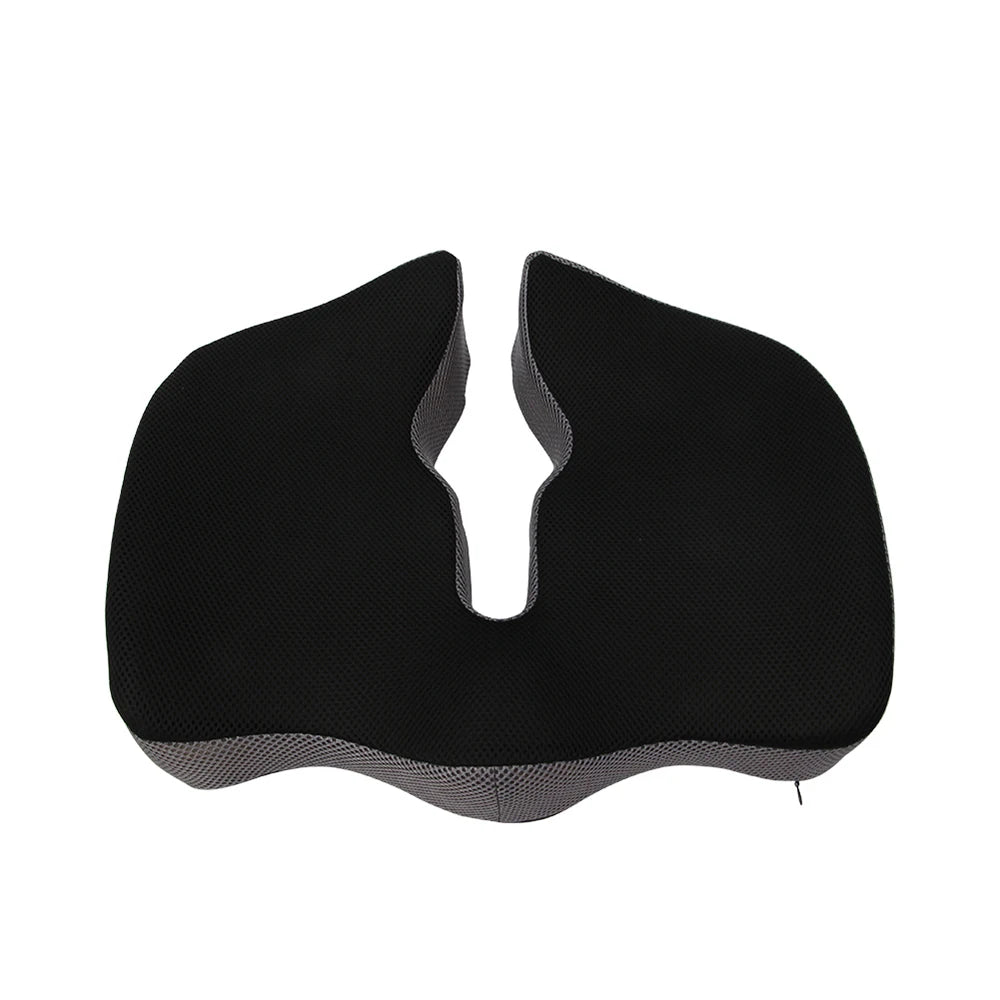 Memory Foam Ergonomic Anti-Slip Washable Customizable 100% Polyester Oblong Seat Cushion for Chair with Removable Cover