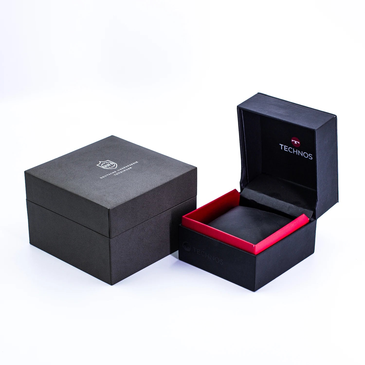 Custom Luxury Green Cardboard Single Watch Box OEM Storage Gift Packaging UV Coating Embossing Eco-friendly Recycled Materials