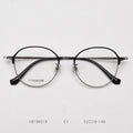 Pure Titanium Eyeglasses Woman Man Irregular Optical Eyewear Myopia Prescription Glasses Anti Blue Light