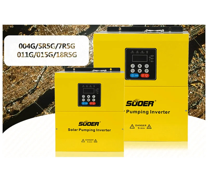 Suoer High Efficiency 380V 18.5kw 18500W 3-Phase Water Pump Inverter Solar Pump Inverter Ac Type