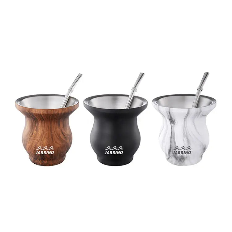 Hot Sale South America Stainless Steel Yerba Mate Mug Yerba Mate Gourd With Straw