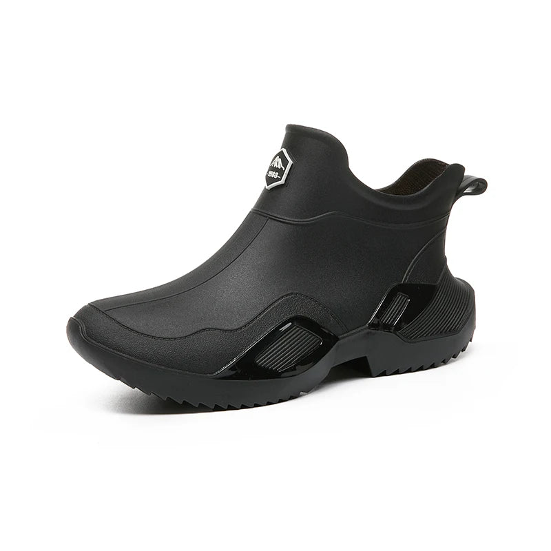 GUYISA   Waterproof Black or Green  Color for Children  Rain Boots New Style Shoes
