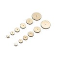 6Pcs Circular Setting Gauge Positioning Margin Gauge Brass Leather Space Set DIY Round Line Marking Hand Craft Tools