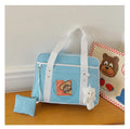 Factory Price Creative Portable Travel Bag love Transparent Ita Bag Jk Uniform Casual Shoulder Luggage Bag
