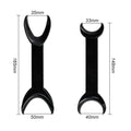 Double Head Blue Clear Food Grade Plastic Intraoral Cheek Lip Retractor Mouth Opener Teeth Whitening Dental Orthodontic Surgical