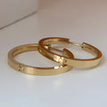 Minimalist Stainless Steel Gold Plated Ear Jewelry Circle Hoop Earrings