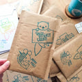 Compostable Personalised Paper Kraft Bubble Mailer Padded Envelopes With Logo Printing