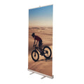 New Design Wide Base Retractable Banner Stand Promotional Reusable Display Mini Stand Roll Pop Pull up Banner Standee Display