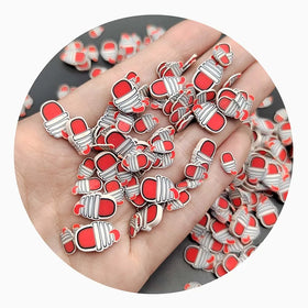 Cute Red Mini Nail Art Girls Women Nail Decor Stickers Beautiful Miniatures for Girls Women Clay DIY DIY Sequins Bead