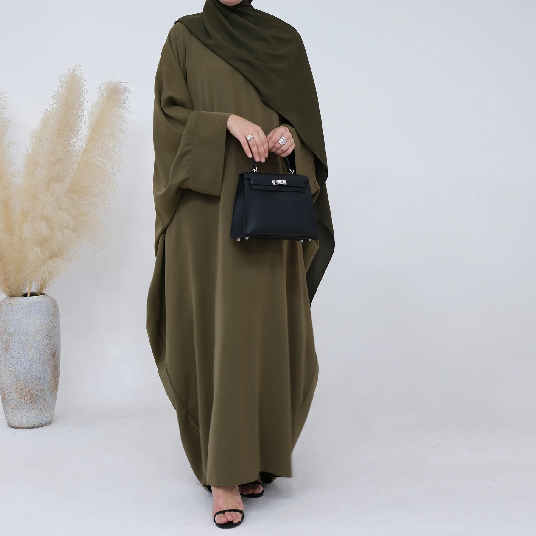 Loriya Casual Islamic Abaya Traditional Muslim Clothing Women Long Maxi Dress Ladies Turkey Hijab Abaya Women Muslim Dress