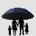 Bulk Wholesale Portable Reverse Folding Oversized 12 Bones Reinforcement Sturdy Storm Windproof Rain Umbrella
