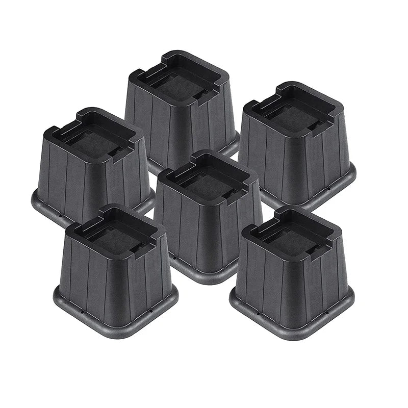 Bed Risers 2 Inch Furniture Risers Elevation in Heights 2 3 4 5 6 7 8 Inch Heavy Duty Bed Lift Risers for Bed Table Couch