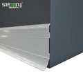 Free Sample Floor Supports Hospital Aluminum Plinth Manufacturer Flooring Trims Aluminium Skirting Profiles Baseboard in Stock