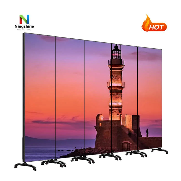 Wifi-Controlled Digital LED Poster Screen 640x1920mm Cabinet Size Stand Led Display-Sizes P1.25 P1.53 P1.86 P2 P2.5