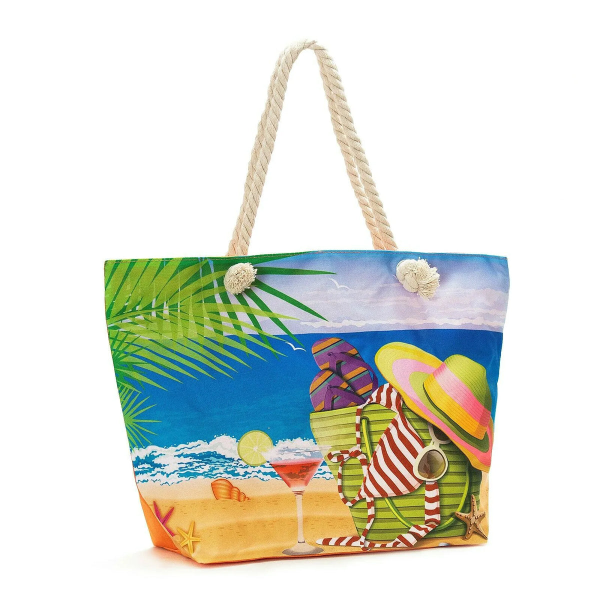 Women Large Eco-friendly Reusable Bohemian Vintage Fashion Custom Color Multi-printing Canvas Travel Summer Beach Tote Bags MegaBDM