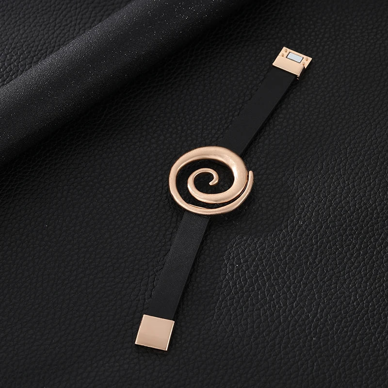 TongLing Italy Zinc Alloy Bracelet Magnetic Clasp Handmade PU Leather Bracelet for Party Gift MegaBDM
