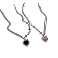 DAIHE 2024 New Fashion Jewelry Unique Design Stainless Steel Heart Pendant Y2k Necklace for Women