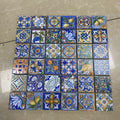 Inkjet Printing Morroco Pattern Stone Marble Wall Floor Mosaic Tile