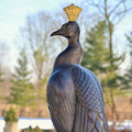 Outdoor Garden Decoration High Quality Modern Brass Peacock Sculpture with Casting Technique and Digital Printing on Sale