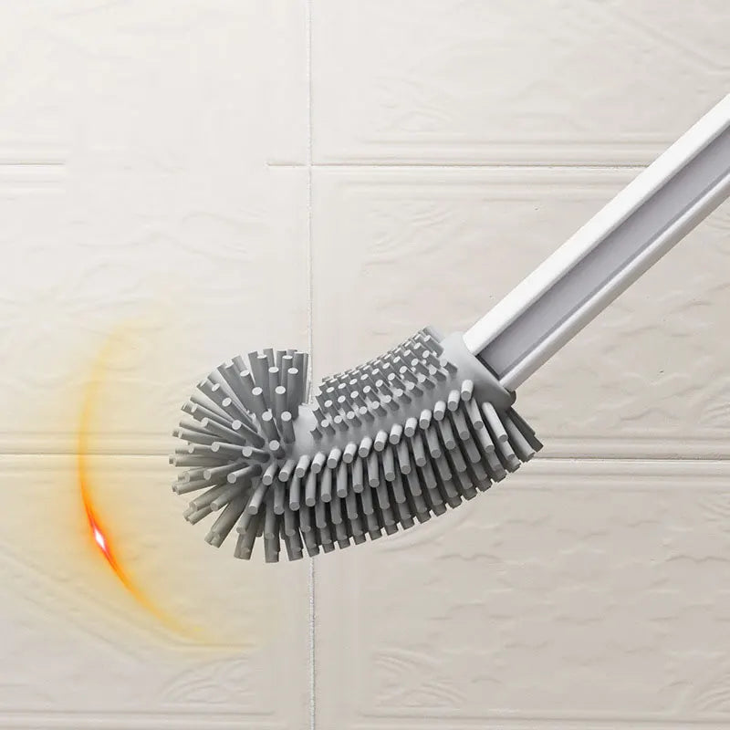 Hot Selling Long Handle Silicone Golf Design Toilet Cleaning Brush