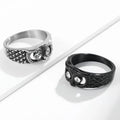 Stainless Steel Zircon Ring Fashion Hip Hop Owl Ring for Men Women Party Gifts Jewellery Wholesale