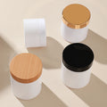 Wholesale 16oz PET White Wide Mouth Food Grade Cosmetic Container 250ml/500ml Plastic Jar for Lotion Eye Cream